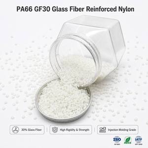 Granulés de PA66 remplis de verre GF30, granulés de nylon vierge pour l'<span class=keywords><strong>usinage</strong></span> PA66 destinés au moulage par injection de boîtiers de batteries automobiles pour les nouvelles énergies - Product Image 1