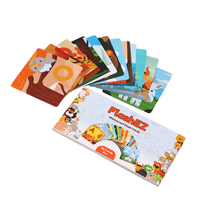 Carte Cognitive educative vuote stampate personalizzate Abc Toddler Sight Words Alphabet Children Baby Sensory Flash Cards For Kids - Product Image 2