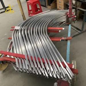 Tuyaux de compression en aluminium série 6000 pour systèmes d'échappement de bateaux, avec services de cintrage et de soudage, haute résistance pour usage industriel - Product Image 5