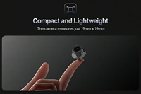 Caméra FPV CADDX Farsight 8X Zoom avec zoom optique analogique pour quadricoptère RC et avion sans VTX
