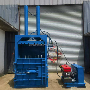 Presse à balles compacteuse hydraulique industrielle <span class=keywords><strong>pour</strong></span> le recyclage du papier usagé, de l'aluminium, des bouteilles en plastique, de la presse à feuille, type d'emballage - Product Image 1