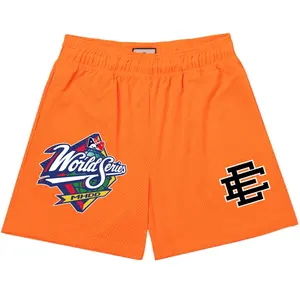 Herren Cropped Fit Seiten taschen Summer Basic Herren Mesh Basketball Shorts Custom