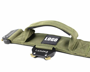 Juego de collar táctico de nailon para perros con forro de neopreno suave y conector a presión de correa ¡Ideal para entrenamiento de campo, senderismo y más! - Product Image 2