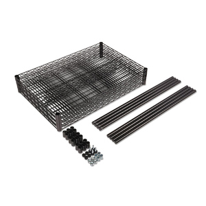 Commercial Heavy-Duty <strong>4-Tier</strong> Steel Wire Shelving Unit NSF Certified Garage <strong>Storage</strong> Organizer Rack 550lbs Capacity Per <strong>Shelf</strong> - Product Image 6