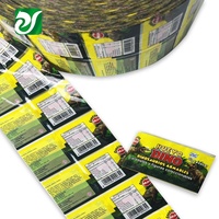 Étiquettes à manchon thermorétractable en PVC PET à impression personnalisée pour l'emballage de canettes de boisson de jus Film d'étiquette d'emballage rétractable pour bouteille