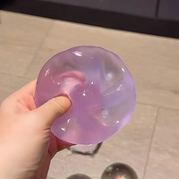 En stock : Balle anti-stress souple en silicone à rebond lent, faite à la main, texture huile de coco, unisexe 14+, jouet de décompression