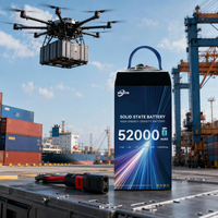 Batterie de drone à semi-conducteurs à très haute densité énergétique en promotion 16S 52000mAh 59.2V 460Wh/kg – Pack d'alimentation UAV nouvelle génération – Vente directe usine