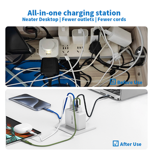 Prodotto di Tendenza 2026 <span class=keywords><strong>Caricabatterie</strong></span> Intelligente per Telefono Tipo-C PD 3.0/QC3.0 3C1A 100W Adattatore di Alimentazione <span class=keywords><strong>Universale</strong></span> Rapido Caricatore per <span class=keywords><strong>iPhone</strong></span> - Product Image 6