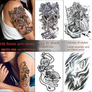 Vente en Gros HB Série Sexy Tatouages Par Transfert D'eau Animaux Maquillage <span class=keywords><strong>Tatouage</strong></span> Corporel Temporaire pour Hommes Femmes - Product Image 1