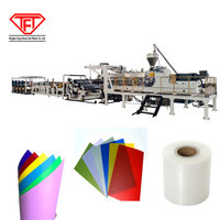 Ligne de production de feuilles rigides en PET multi-matériaux, machine d'extrusion de feuilles en PET pour emballage sous blister, pour feuilles en PP, PE, ABS, PC, acrylique
