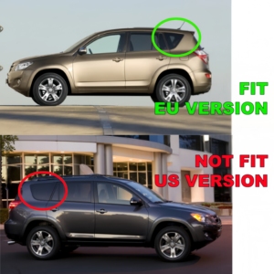 Para <span class=keywords><strong>Toyota</strong></span> <span class=keywords><strong>RAV4</strong></span> 2006 2007 <span class=keywords><strong>2008</strong></span> (versión de la UE) burlete de ventana sellado de vidrio exterior tiras de goma cinturón embellecedor tira de puerta de coche - Product Image 4