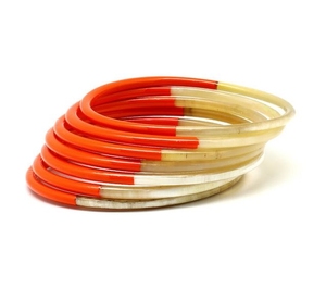 Minh Giang Craft Vietnam Handmade Buffalo Horn <b>Bracelet</b> Polished Natural Bangle Jewelry Unisex For Export - Product Image 2