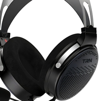 TRN Atoll Headphone Over-Ear Open-Back HiFi Dynamic Driver Earphone Berkabel Dengan Mikrofon Dapat Dilepas 3.5mm dan 6.3mm