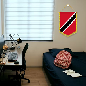 Banderas Pequeñas para Coche al por Mayor, 20x30cm, Trinidad y Tobago, Decoración de Pared, Adornos Pequeños Colgantes, Impresión Digital - Product Image 5