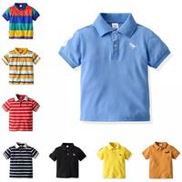 Nouveau T-shirt Polo Tendance 2021 pour Garçons, Motif Dessin Animé, 2-6 Ans, Hauts d'Été pour Enfants, Chemises Polo Bébé, Prix Abordable