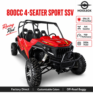EPA L7E T1B Certified 2026 New 800cc 4-Seater 4x4 Gasoline Sport SSV SxS Racing Red High Performance Off-Road Buggy Side-by-Side