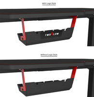 Bureau de bureau de jeu de course d'ordinateur Oem de haute qualité, Table de jeu de café d'internet Pc avec éclairage rvb
