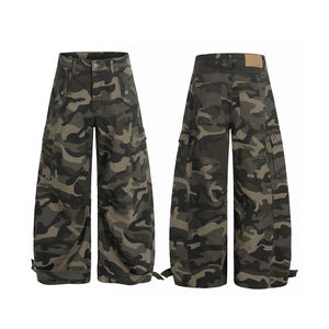 <span class=keywords><strong>Pantalon</strong></span> large à coupe droite de style vintage <span class=keywords><strong>américain</strong></span> pour hommes et femmes, <span class=keywords><strong>pantalon</strong></span> décontracté multi-poches, <span class=keywords><strong>pantalon</strong></span> de travail - Product Image 1