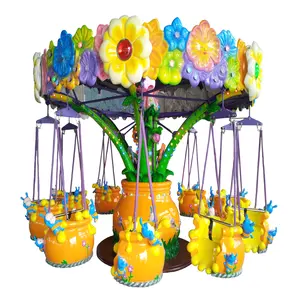 Amusement Park Little bee flying chair Rides Chairoplane Kids Luxury Flying Chairs Electric Games Swing Small Extreme Ride For S