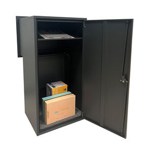 Caja de paquetes integrada para exteriores, buzón de correo montado con bloqueo seguro para valla - Product Image 3