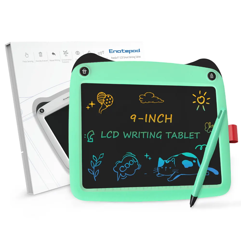 Educational Toy Portable LCD Colorful Screen Handwriting Electronic Graffiti Tablet Pad Toys Kid Drawing Writing Training Board