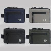 Porte-cartes RFID antivol en PU pour le voyage transfrontalier, porte-monnaie, porte-documents de voyage, étui à clés/portefeuille multifonctionnel en polyester
