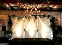 Soporte de Aluminio para Telón de Fondo, Tubos y Cortinas para Decoración de Bodas y Eventos