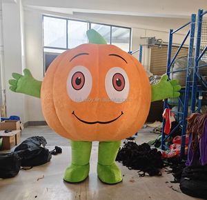 Funtoys-Costume <span class=keywords><strong>gonflable</strong></span> de mascotte de <span class=keywords><strong>citrouille</strong></span> de dessin animé-Costume de mascotte de légumes et de fruits pour Noël et Halloween-Carnaval - Product Image 1