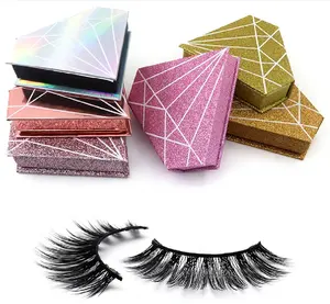 थोक 3d पट्टी lashes डेमी Wispies 100% 747 मानव बाल झूठी Eyelashes रेशम सिंथेटिक eyelashes