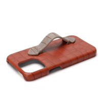Venta al por mayor de la venta caliente de cuero de la caja del teléfono móvil de moda fundas de cuero para teléfonos móviles de cuero personalizado Logo Phone Case