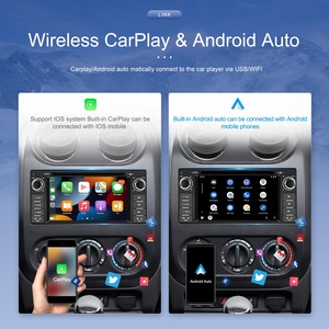 Podofo pour Jeep/<span class=keywords><strong>Dodge</strong></span>/Ram/Chrysler 8 Core Android Lecteur DVD de voiture 6.2 "<span class=keywords><strong>Autoradio</strong></span> stéréo Carplay/Android Auto/GPS/WIFI/4G/RDS/DSP - Product Image 4
