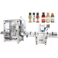 Machine de remplissage semi-automatique pour sauces chili, colle, pâtes, lotions et liquides visqueux, pour l'industrie alimentaire et cosmétique