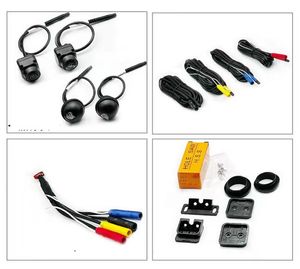 720P 1080p Universal <span class=keywords><strong>360</strong></span> Vista envolvente Cámara de coche Grado Panorámico Izquierda Derecha Cámaras traseras delanteras para coche GPS Reproductor de Radio Estéreo - Product Image 6