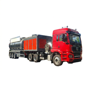 Semi-remorque d'aspiration à jet en acier inoxydable 25000L, 3 essieux, unité de puissance indépendante, Hydrovac, pour excavations et aspiration de fosses septiques, Usine chinoise - Product Image 1