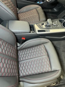 Fundas de Asientos Deportivos de Cuero para <span class=keywords><strong>Audi</strong></span> <span class=keywords><strong>A3</strong></span> S3 RS3 A4 S4 RS4 Avant Allroad <span class=keywords><strong>Sportback</strong></span> 8P 8V 8Y B6 B7 B8 B9 - Product Image 4