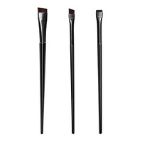 Pinceaux à sourcils et eye-liner très populaires, outils de maquillage haut de gamme, ultra fins, plats et biseautés, pinceaux plats pour eye-liner