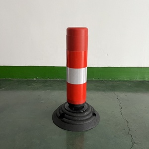 Precio barato Bolardo de carretera Delineador reflectante <span class=keywords><strong>Post</strong></span> Seguridad de tráfico Poste de advertencia <span class=keywords><strong>flexible</strong></span> con base