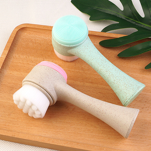 <span class=keywords><strong>Brosse</strong></span> <span class=keywords><strong>nettoyante</strong></span> faciale coréenne biodégradable et écologique avec des brosses de massage en silicone pour un nettoyage en profondeur - Product Image 4