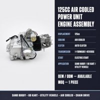 Moteur de moto 125cc en gros, quatre temps, avec vitesses avant et arrière, pour fabricants de quads et VTT, commande en gros