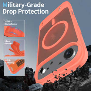 Funda Magnética con Soporte para iPhone 17 Air, Cubierta Protectora Antigolpes, Parte Trasera Rígida Mate Translúcida con Soporte Ajustable - Product Image 2