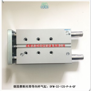 Cylindre pneumatique Festo DFM 32 125 P A GF avec tige de guidage, corps en aluminium standard, fabriqué en Allemagne - Product Image 5