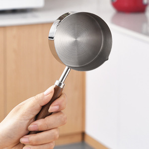 125/250 <span class=keywords><strong>ml</strong></span> Công suất 304 thép không gỉ chảo dầu với quả óc chó xử lý không dính Cà Phê Đo <span class=keywords><strong>Cup</strong></span> cho nhà bếp nướng - Product Image 3