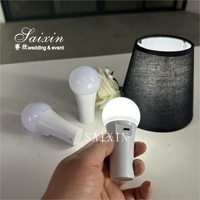 Bombilla LED Mini Base E12 de 5w Recargable por USB de Alto Lumen para Candelabro, Gran Venta