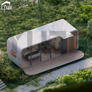 Diseño de lujo ensamblado Apple Cabin Container House Prefabricado Space Capsule House Hotel para Resort - Product Image 2