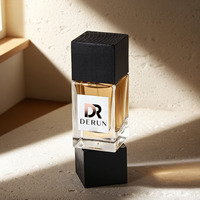 Flacons de parfum OEM, flacons de parfum vides, 30 ml, vente en gros, rectangulaires, 50 ml, anti-fuite, vintage, transparents, avec boîte