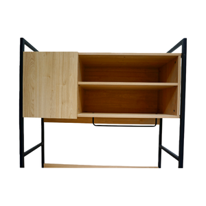 ארון עץ בסגנון מודרני עם רגליים מתכת ידידותי לסביבה אחסון & תצוגה מדף עבור סלון - Product Image 4