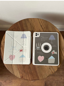 Étui de protection pour <span class=keywords><strong>tablette</strong></span> <span class=keywords><strong>Apple</strong></span> iPad, design mignon et pratique, séparation magnétique, compatible avec les modèles Air, Pro 13 pouces et Mini 10e génération - Product Image 5
