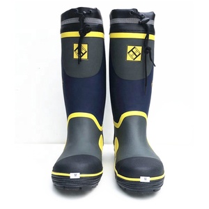 Bottes <span class=keywords><strong>de</strong></span> pluie <span class=keywords><strong>de</strong></span> <span class=keywords><strong>chasse</strong></span> OEM imperméables pour hommes, doublure en coton <span class=keywords><strong>de</strong></span> grande taille, caoutchouc naturel, plaque d'embout en acier, antidérapante, sécurité pour l'hiver - Product Image 3