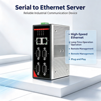 Passerelle industrielle DIN-Rail RS232/485 vers Ethernet, convertisseur de protocole Modbus RTU/TCP, pour l'automatisation des usines intelligentes et les systèmes SCADA