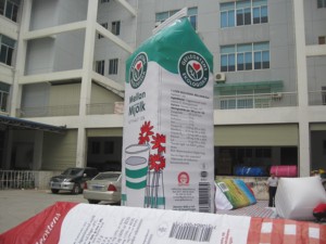 Inflatable Milk Carton for outdoor sale advertising events - Product Image 3